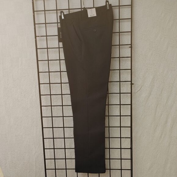 BOGARI LADIES 100% MICROFIBER NAVY DRESS SLACK. - Picture 1 of 13